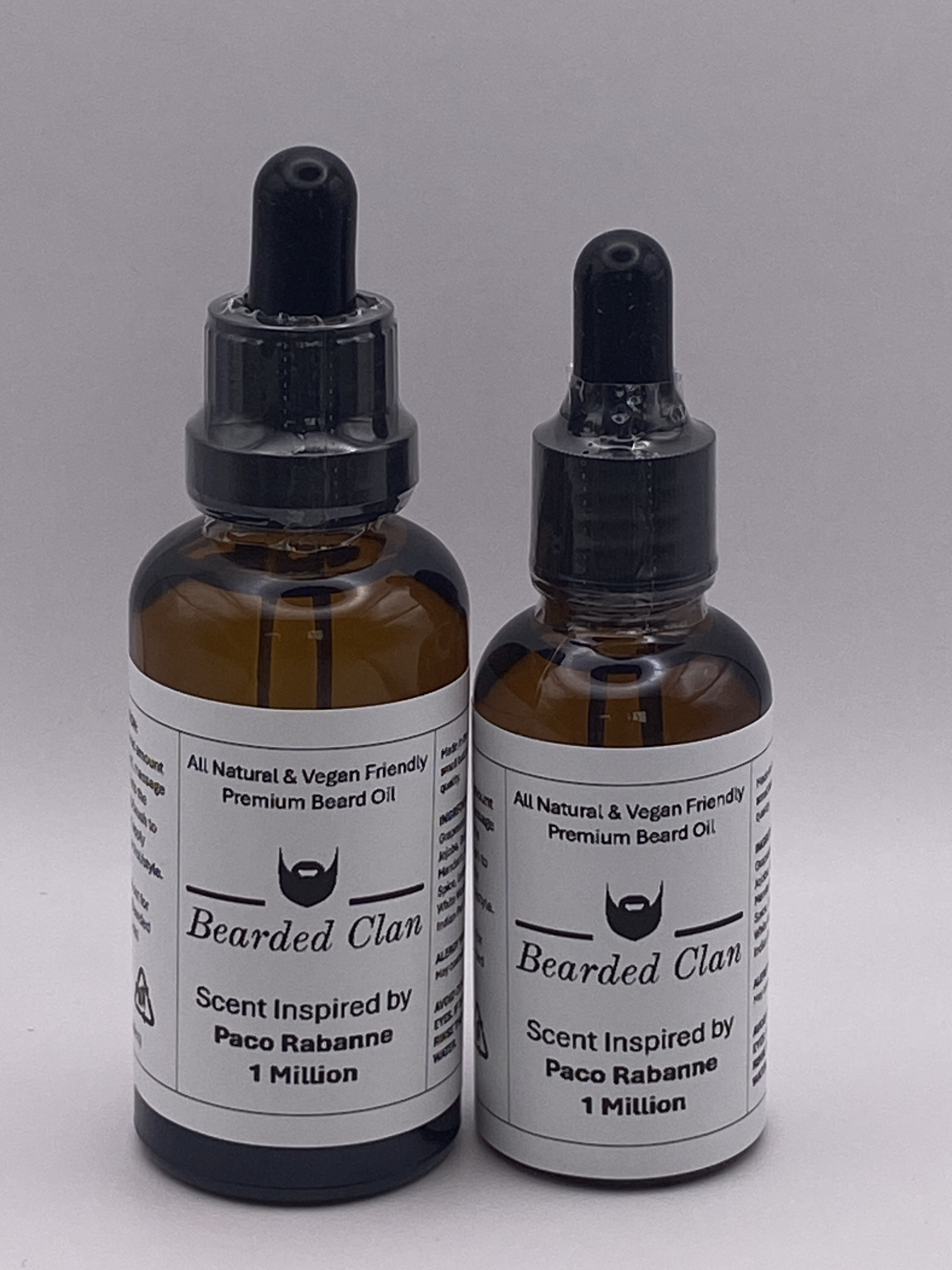 Beard Oil Inspired by Paco Rabanne 1 Million 30ml