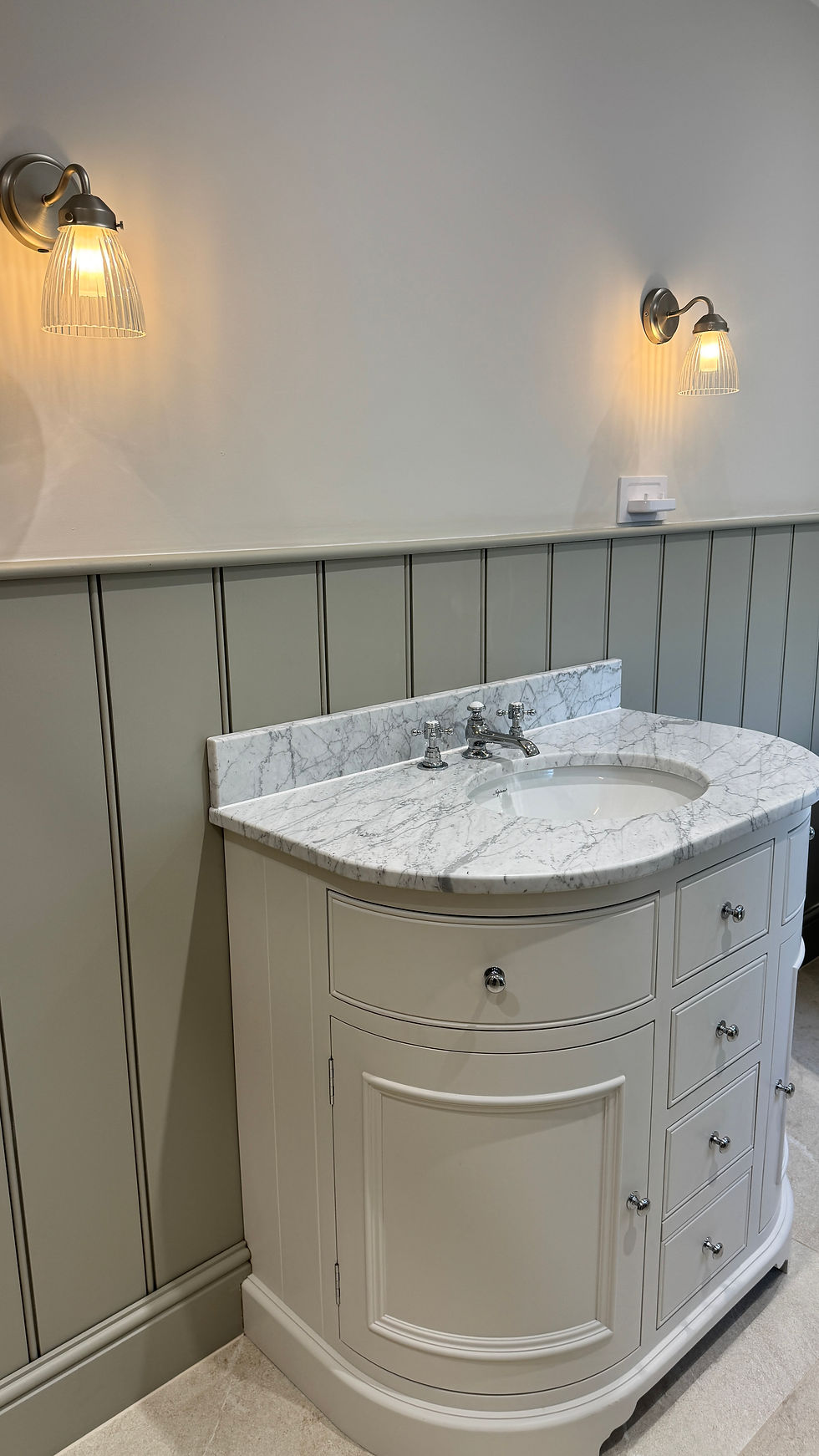 Vanity unit installed in baldock