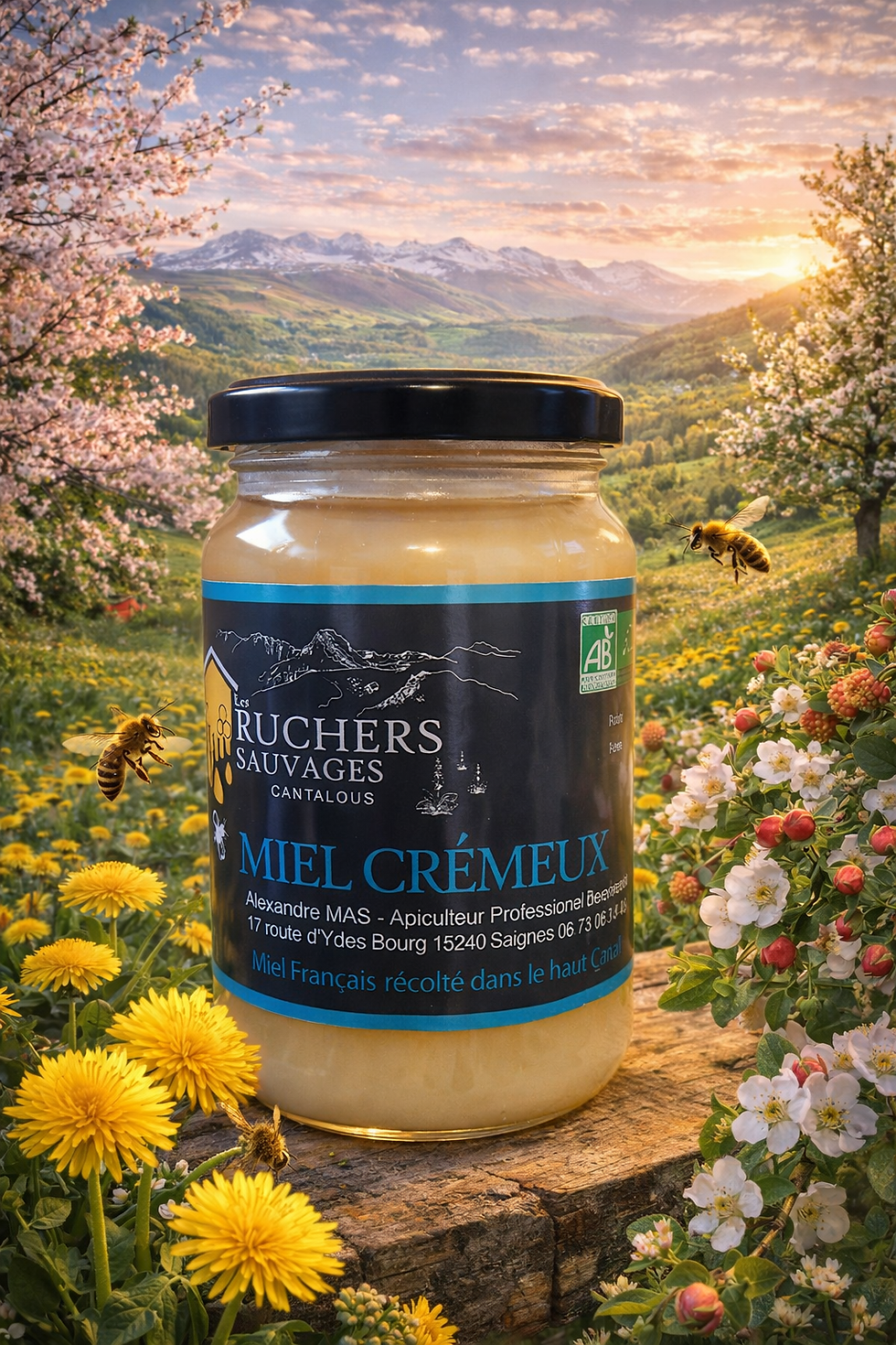 Miel crémeux