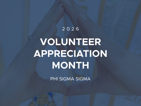 Two hands forming a heart inside a pyramid with a dark blue overlay and the text 2026 Volunteer Appreciation Month