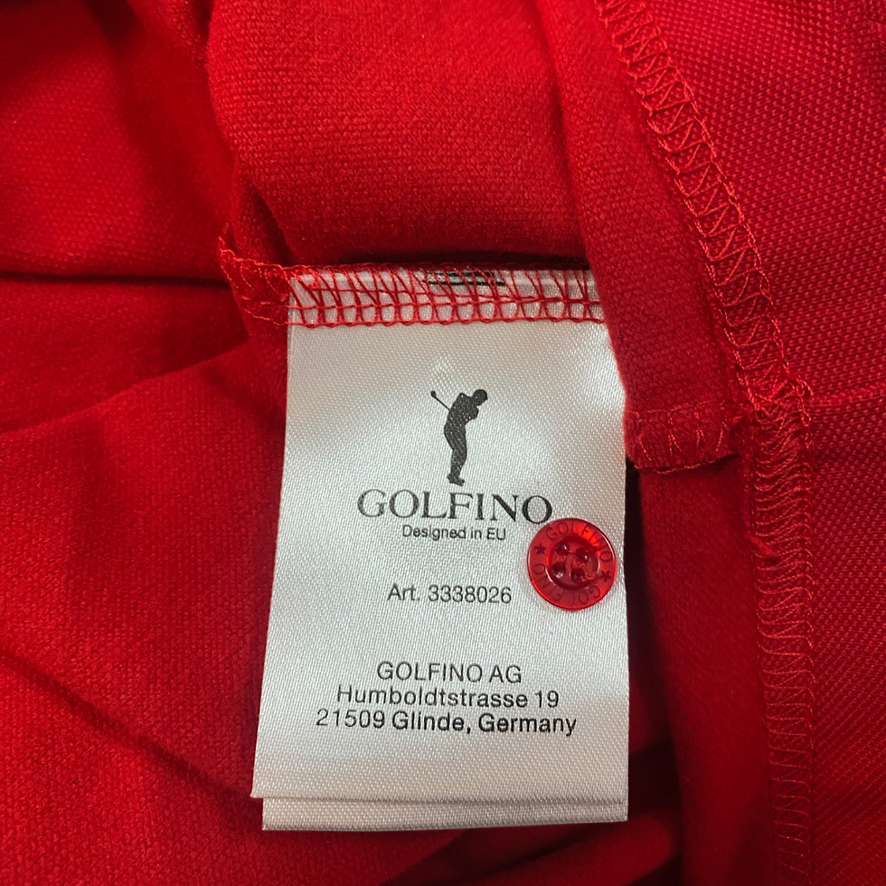 Thumbnail: Golfino Bright Red Long Sleeve Shirt - Size Estimate S