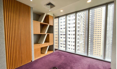 fitted office space for rent lease in bgc finance centre near sm aura high street taguig metro manila peza office space bpo office space philippines