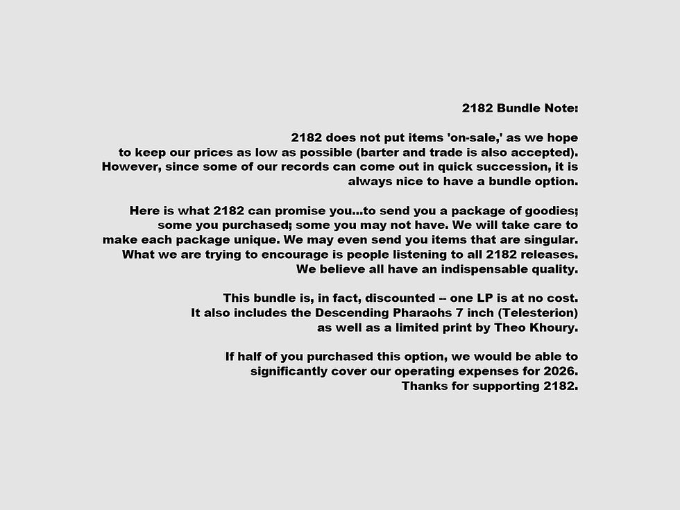 Thumbnail: 2182 Recording Co. -- 2025 Vinyl Bundle