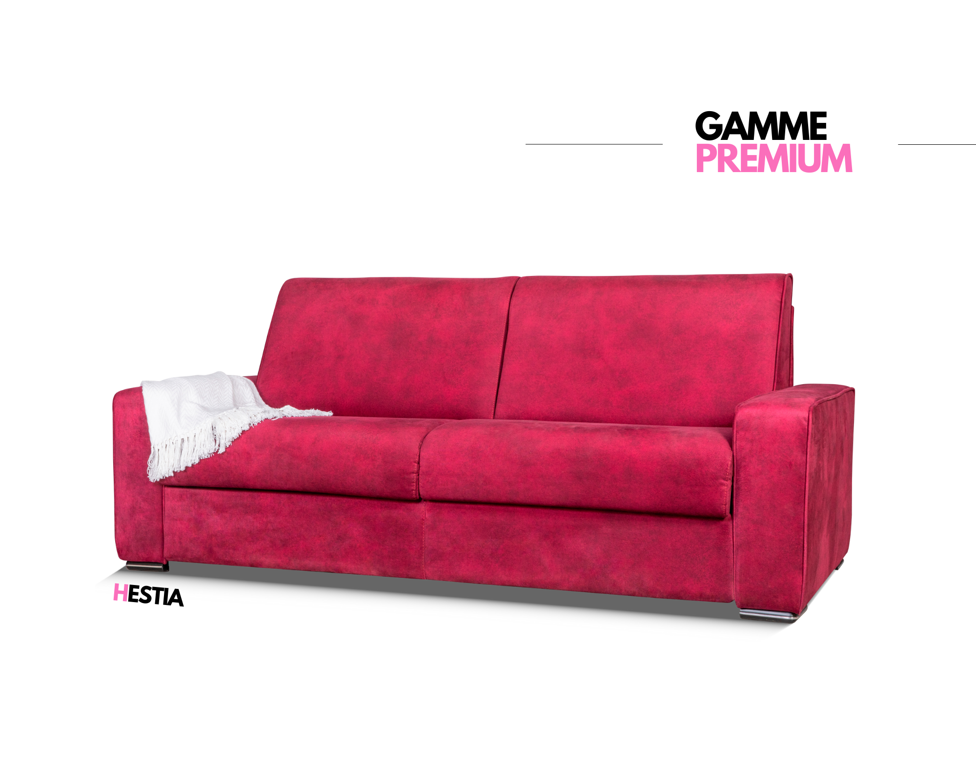 Canapé convertible HESTIA couchage quotidien