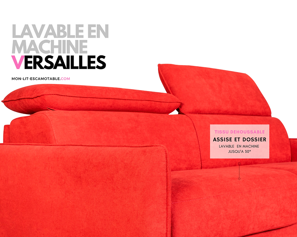 Miniature : Canapé convertible VERSAILLES couchage quotidien