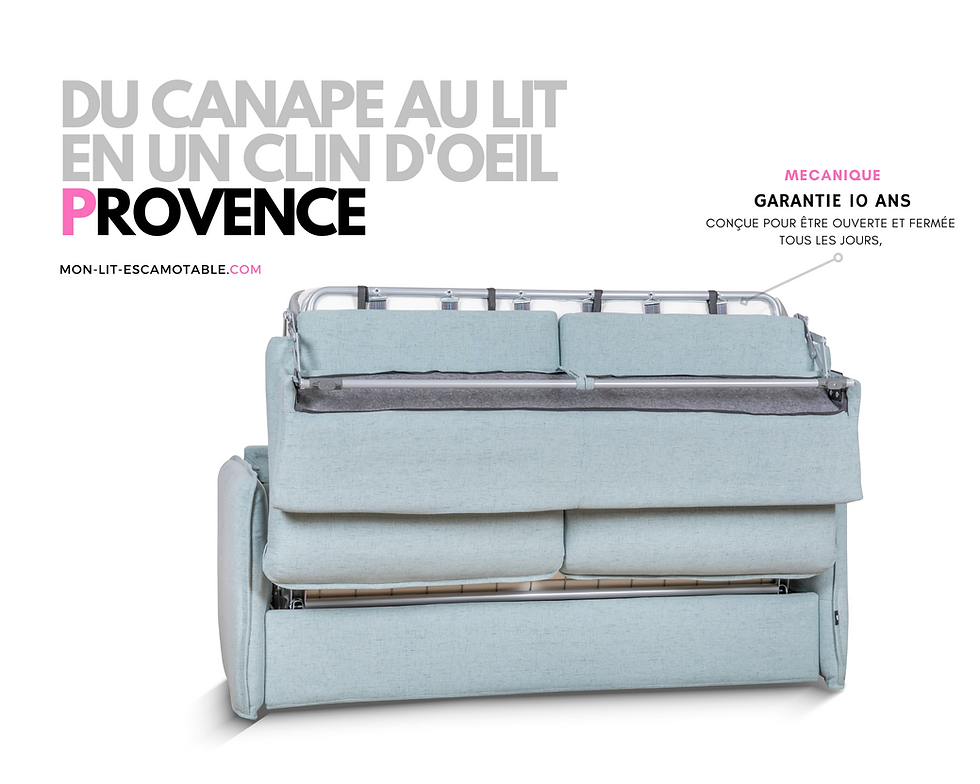 Miniature : Canapé convertible PROVENCE couchage occasionnel