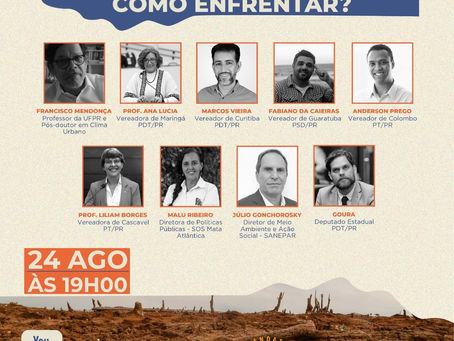 Frente Parlamentar Ambientalista do Paraná irá debater a crise hídrica do Estado