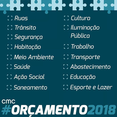 Aberta consulta para a LOA 2018