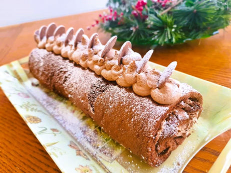Chocolate Log Cake