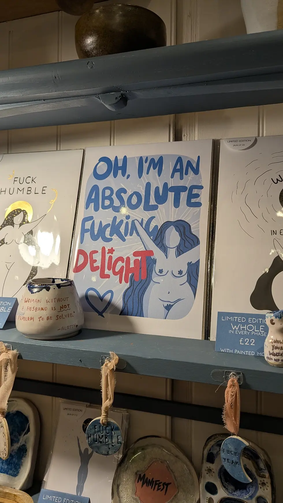 Thumbnail: ABSOLUTE FUCKING DELIGHT (A4 illustrated print)