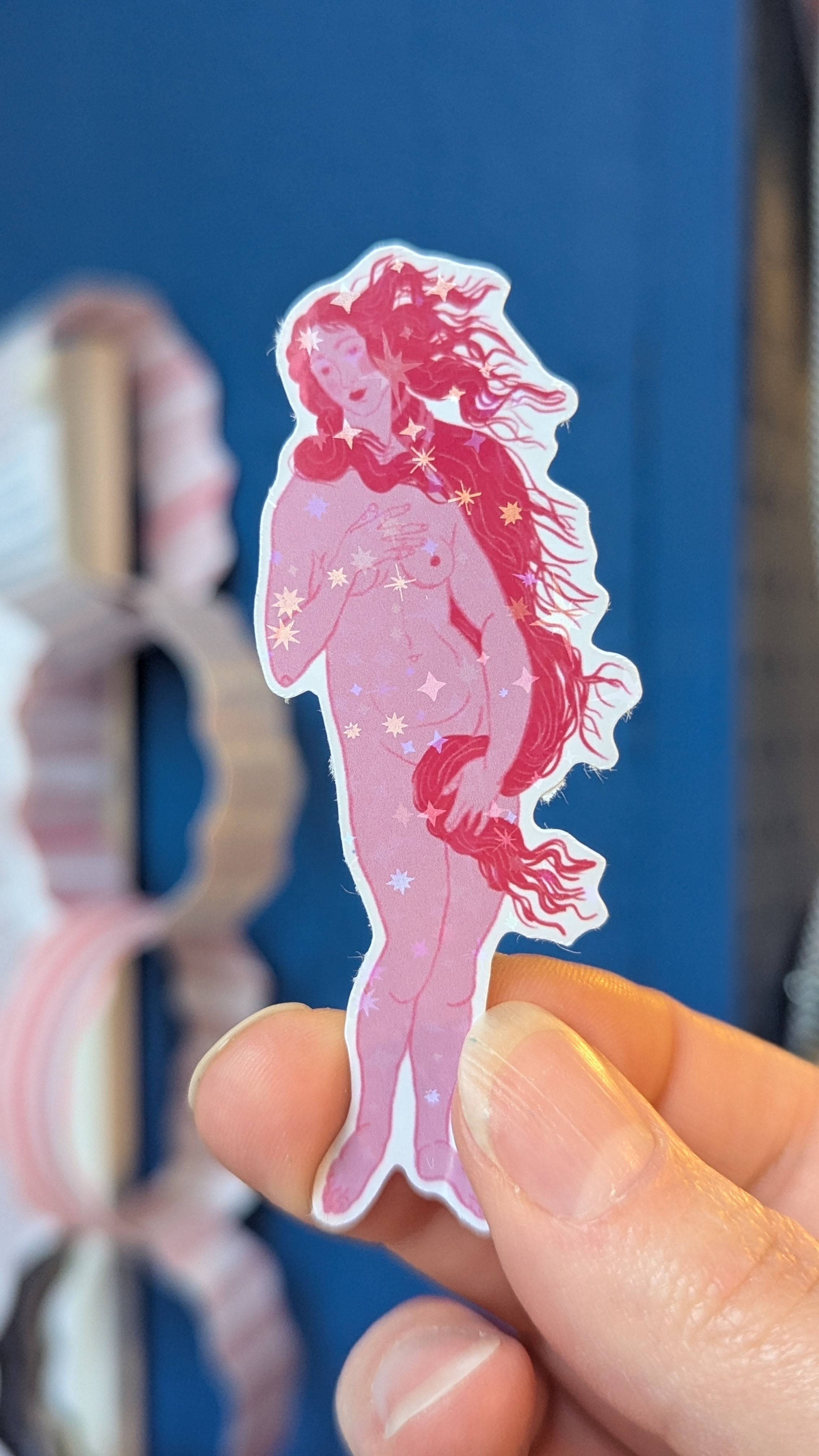 SOLO HOLO (die-cut holographic vinyl stickers)