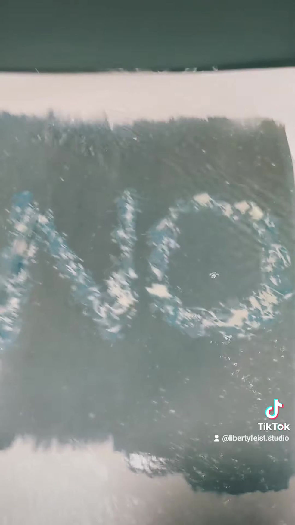Thumbnail: "NO"  (A3 cyanotype)