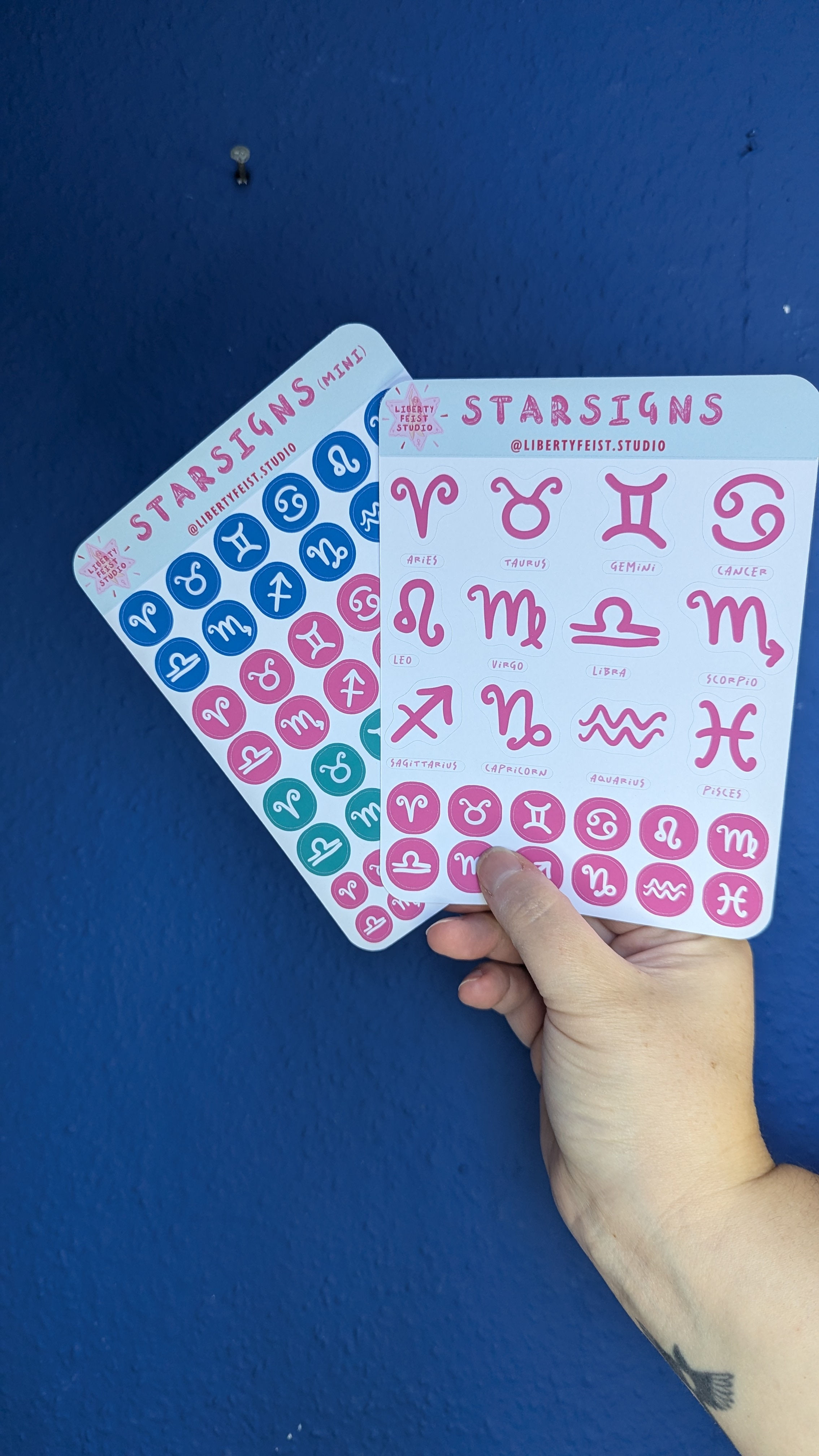 STARSIGNS - A6 sticker sheet