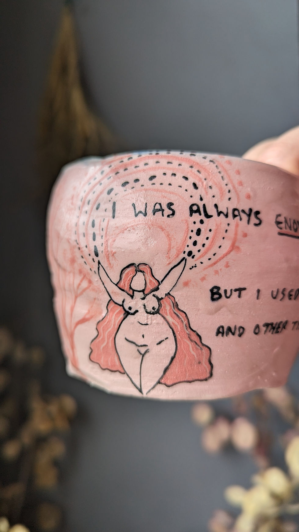 Thumbnail: Thoughts on Enough - vase