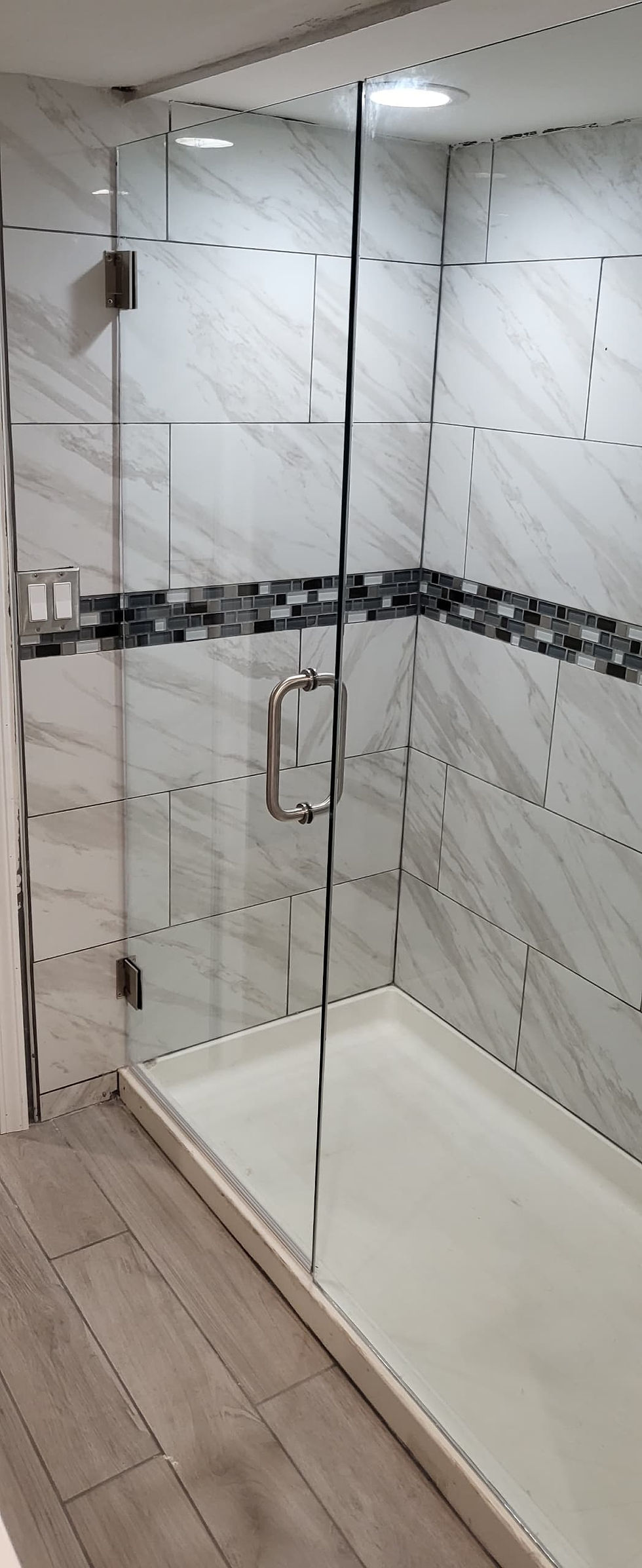Thumbnail: Chicago South Loop Custom Frameless Shower Door
