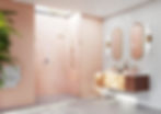 Thumbnail: Winnetka Frameless Hinged Door Shower with Panel Shower: 43" Wide x 80" Tall