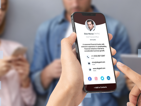Upgrade Your Professional Image With A Digital Business Card!