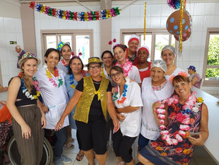 Tarde animada, com lanche especial e bailinho de Carnaval