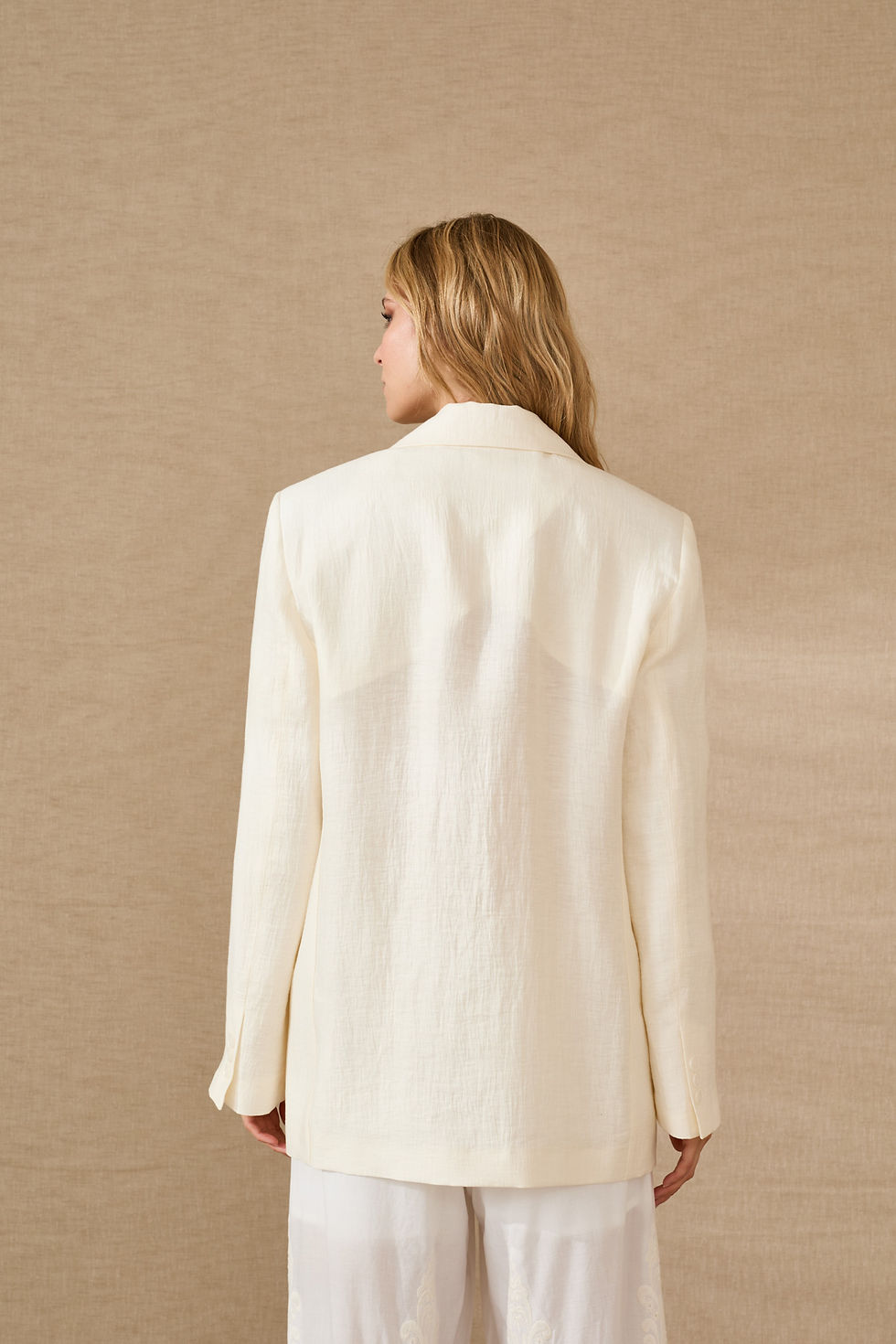 Thumbnail: SOUVENIR LINEN OVER-SIZED BLAZER