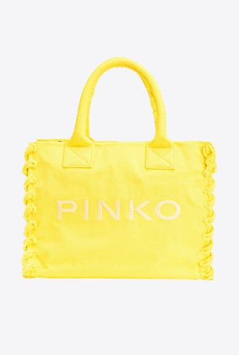 【関税&送料込】Pinko Beach Shopper In Recycled Canvas Beach shopper in recycled canvas PINKO → Shop Online