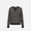 Thumbnail: ELISABETTA FRANCHI OVERSIZED PULLOVER IN JAQUARD KNIT WITH LOGO