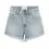 Thumbnail: ONE TEASPOON FLEETWOOD TRUCKERS MID WAIST DENIM SHORTS