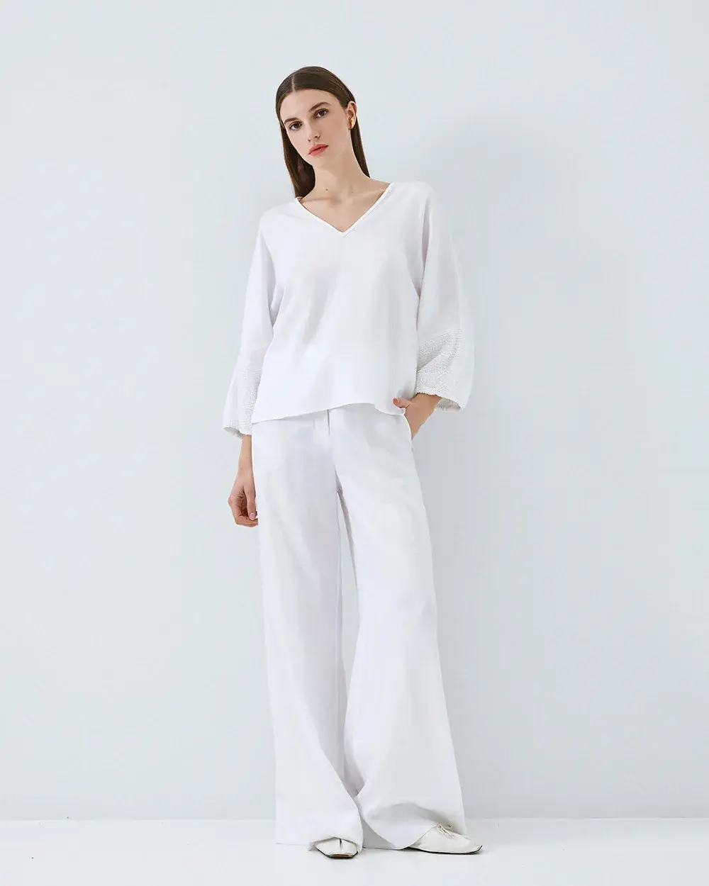 ACCESS PANTS WITH SEQUIN DETAIL