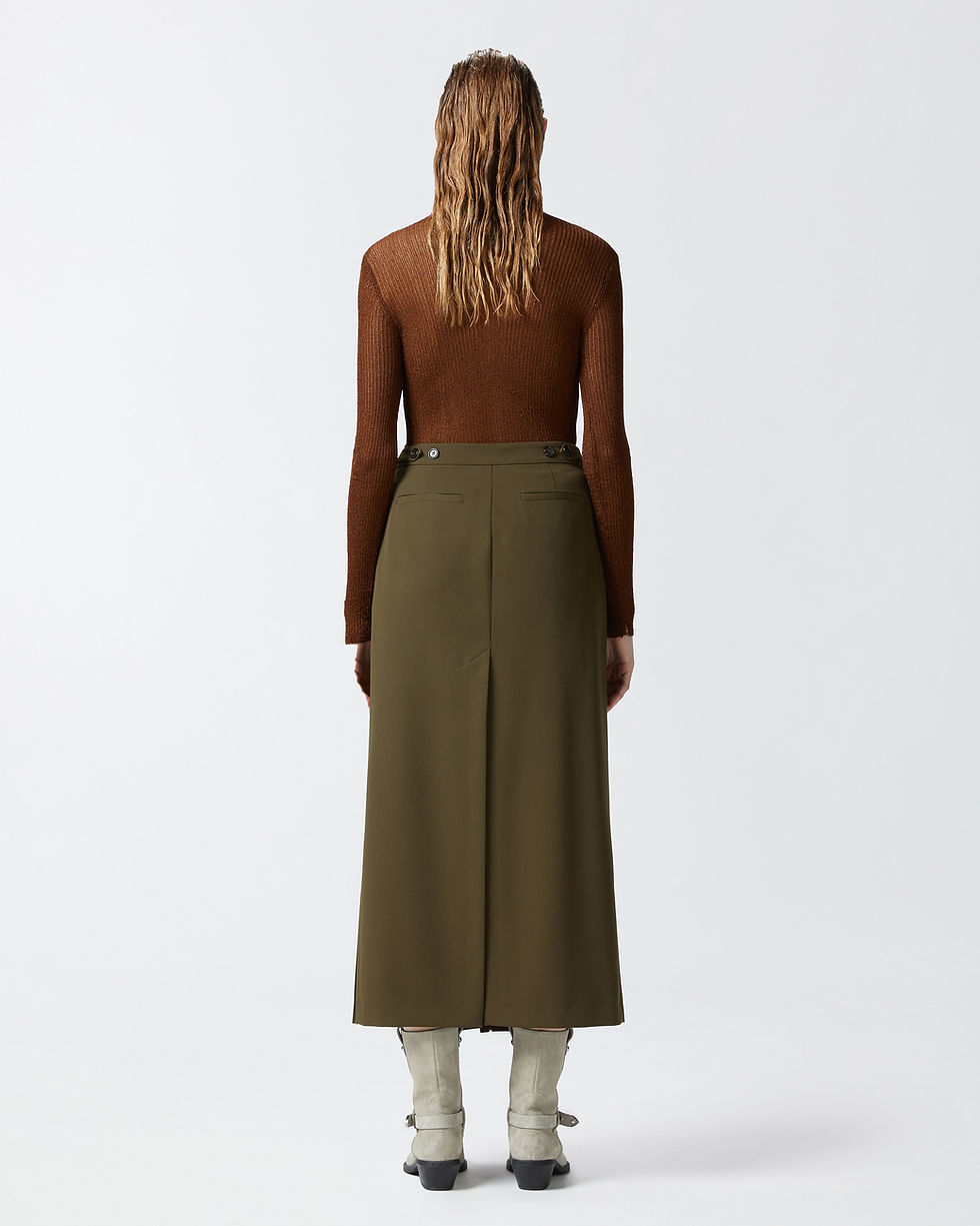Thumbnail: PINKO LONG SKIRT WITH PLEATING