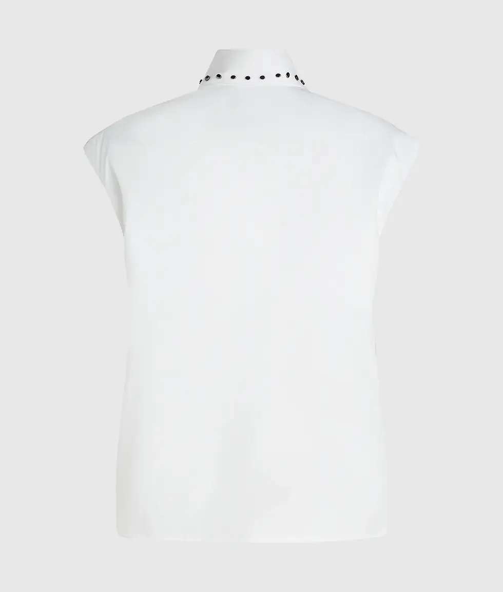 Thumbnail: KARL LAGERFELD STUDDED POPLIN SHIRT