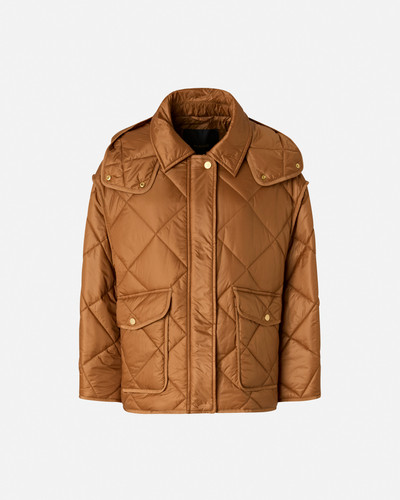 PINKO QUILTED TECHNICAL CANVAS PEA COAT L'ULTIMA BOUTIQUE