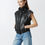 Thumbnail: PINKO NAPPA LEATHER BIKER JACKET
