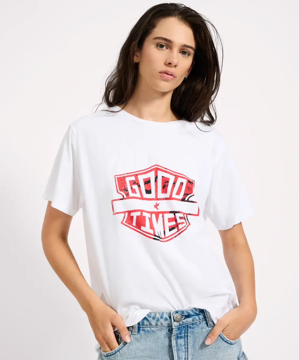 ONE TEASPOON GOOD TIMES BOYFRIEND T-SHIRT