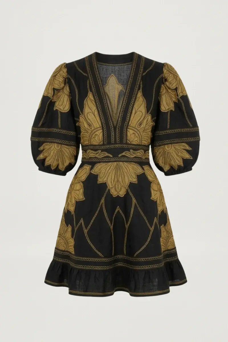 Thumbnail: SCARLETT POPPIES PETAL WHISPERS DRESS