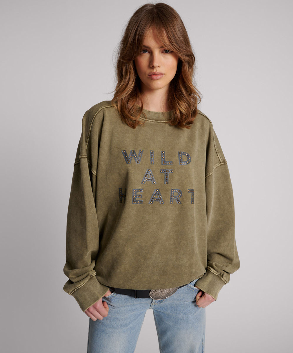 ONE TEASPOON WILD AT HEART SWEATSHIRT