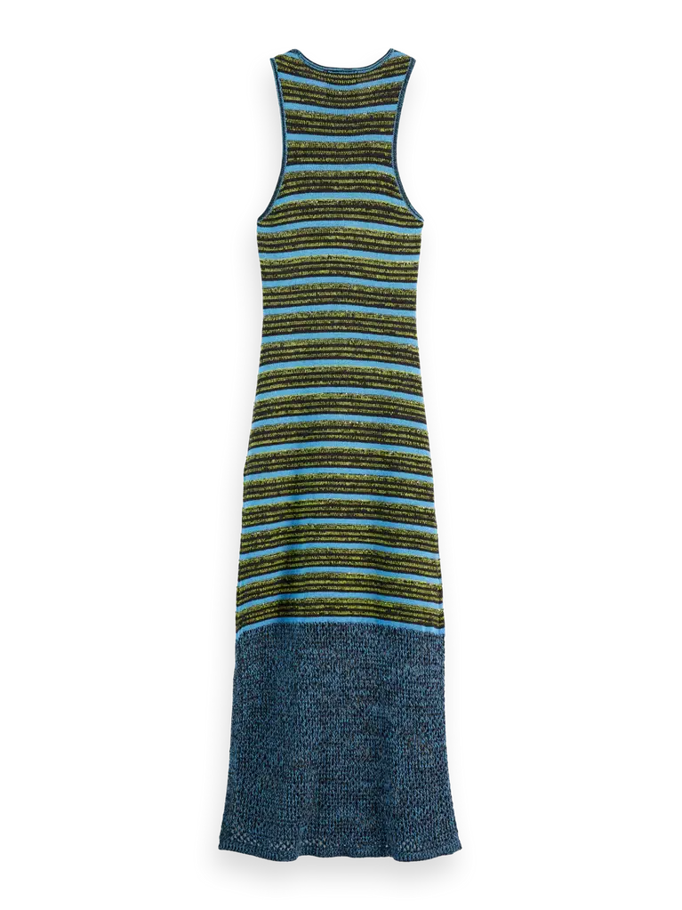 Thumbnail: SCOTCH & SODA STRIPED COTTON KNIT DRESS