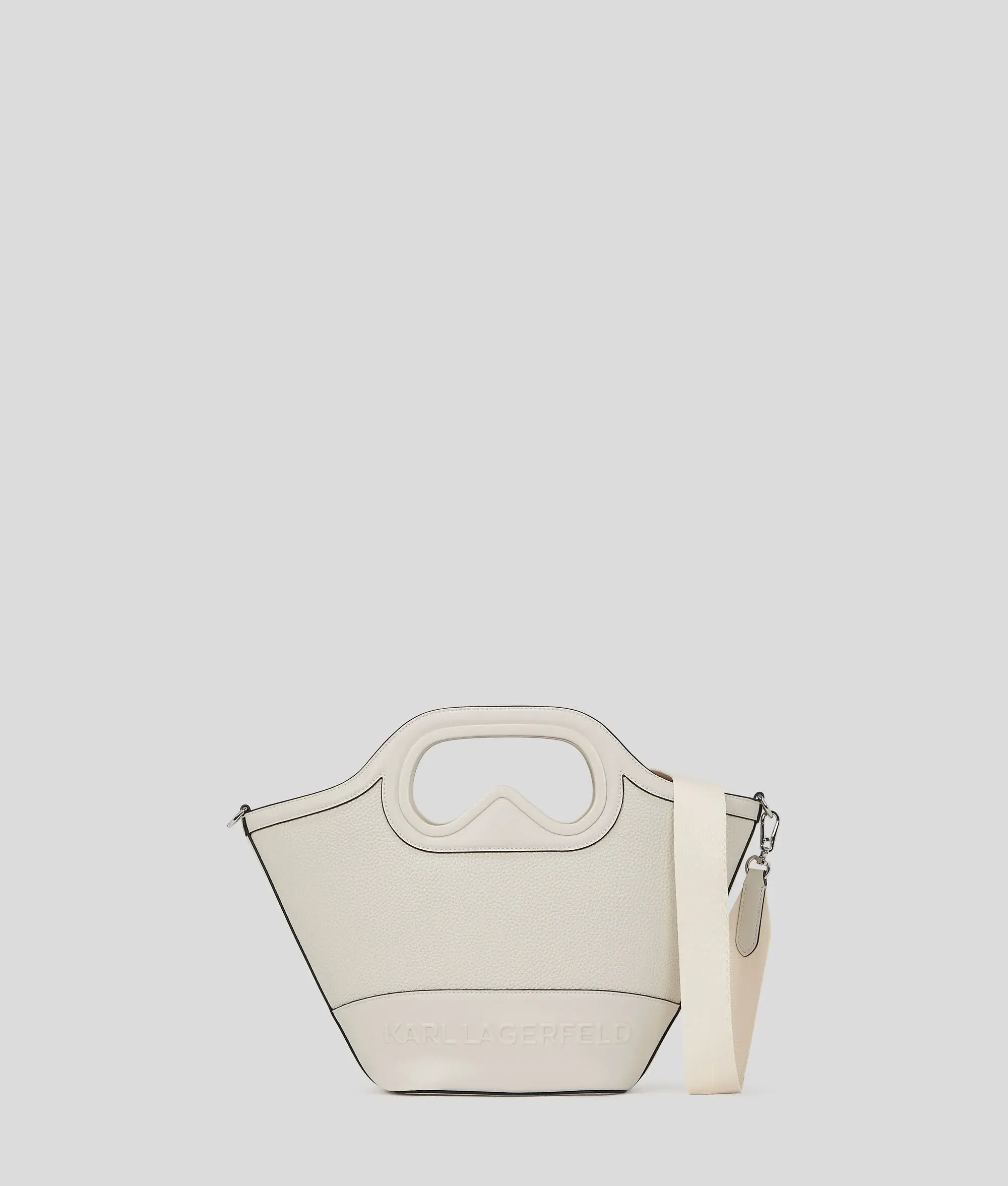 KARL LAGERFELD K/AVIATOR TULIP TOTE BAG
