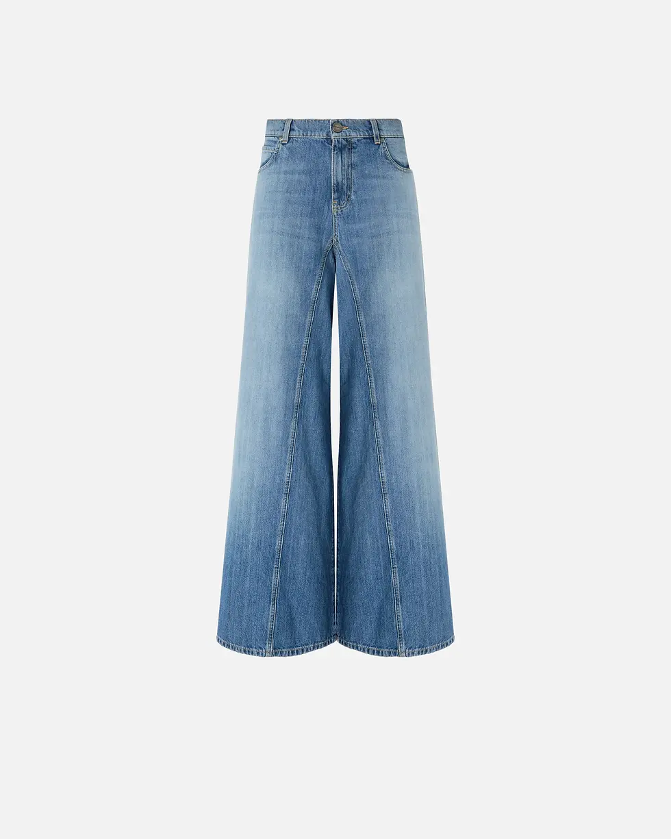 Thumbnail: PINKO FLARED JEANS WITH SUPER WIDE LEG
