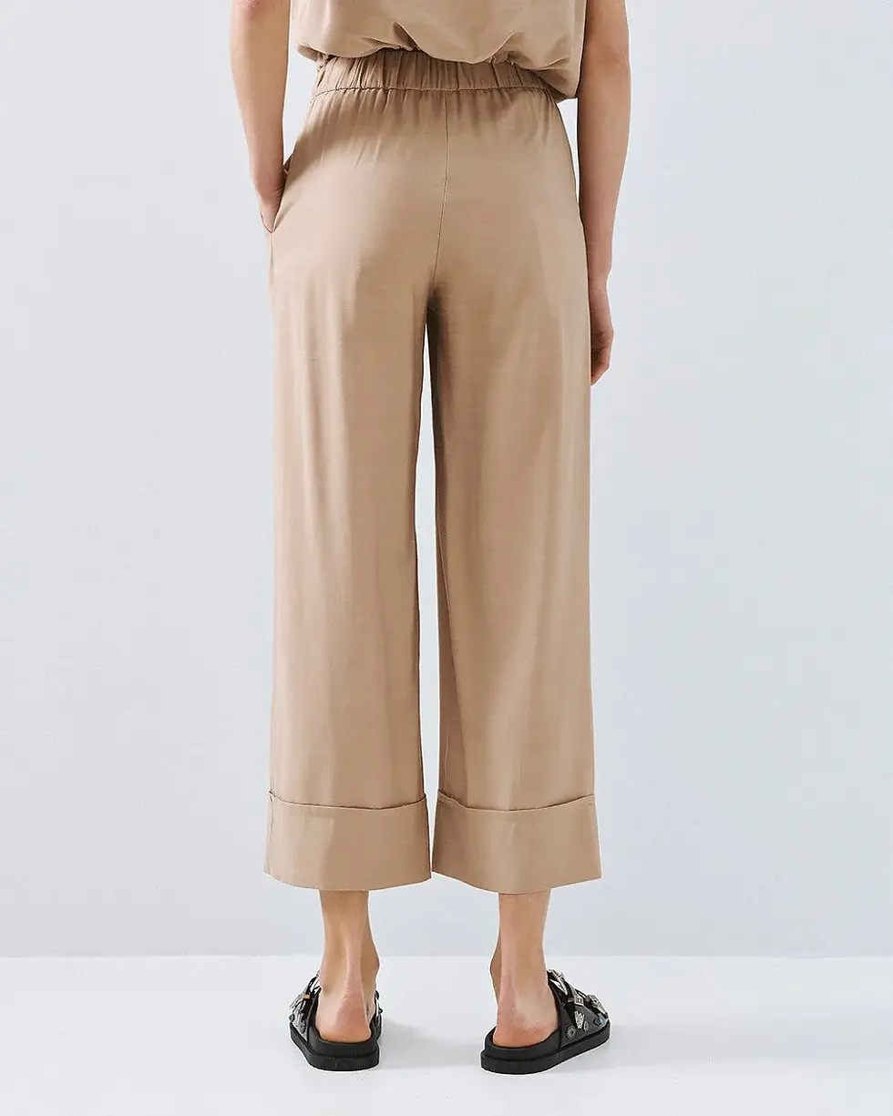Thumbnail: ACCESS PANT WITH PLEATS AND TURN UP CUFFS