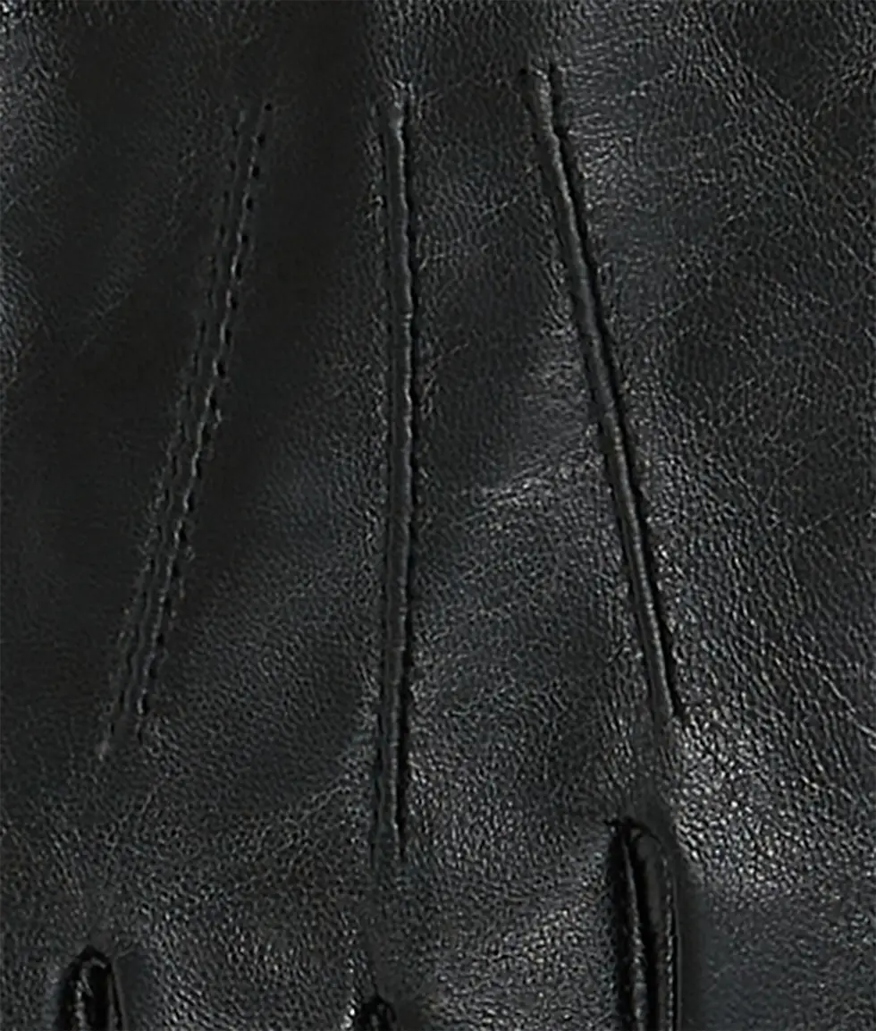 Thumbnail: KARL LAGERFELD SIGNATURE LEATHER GLOVES