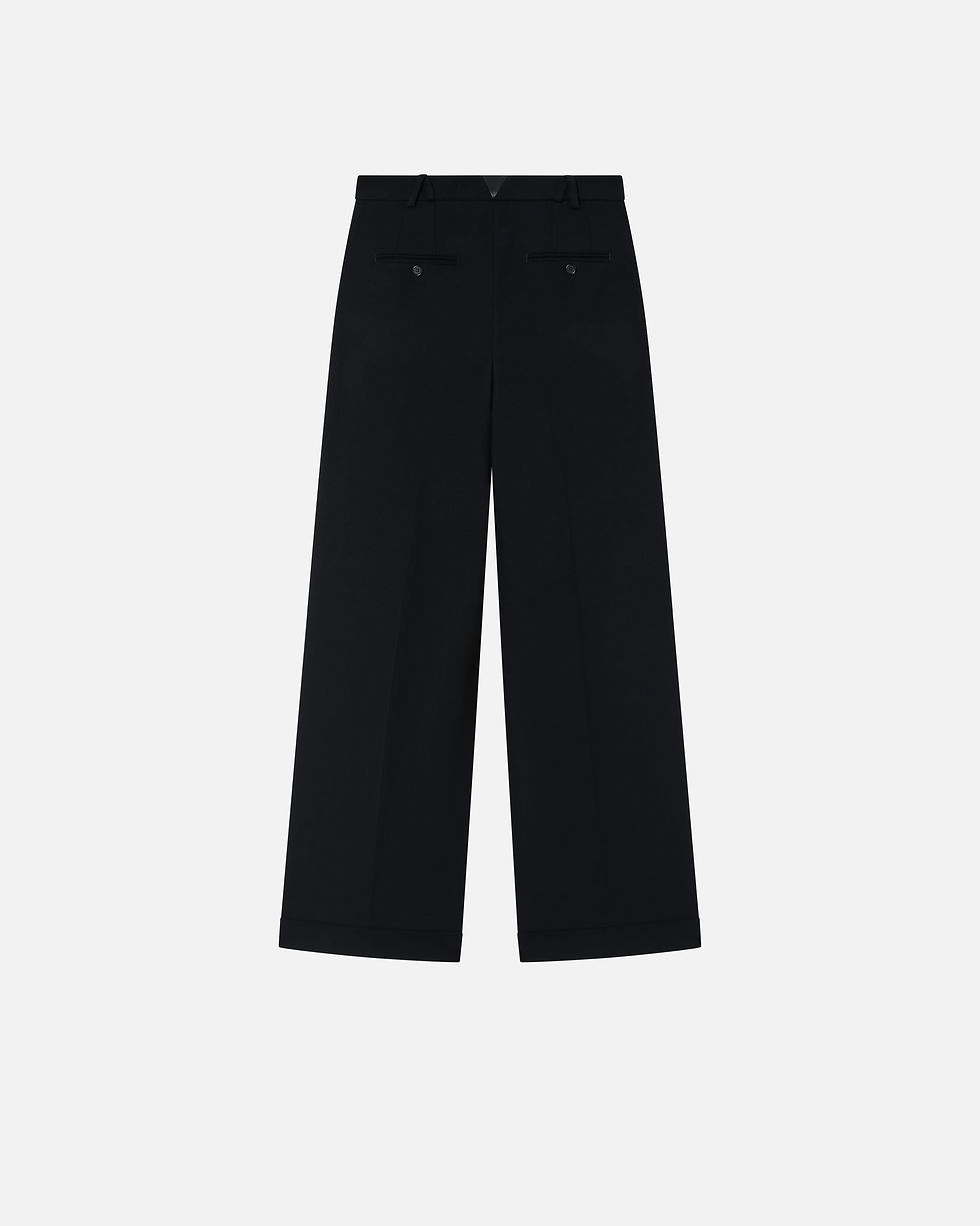 Thumbnail: PINKO WIDE PLEATED TROUSERS I WOOL TWILL