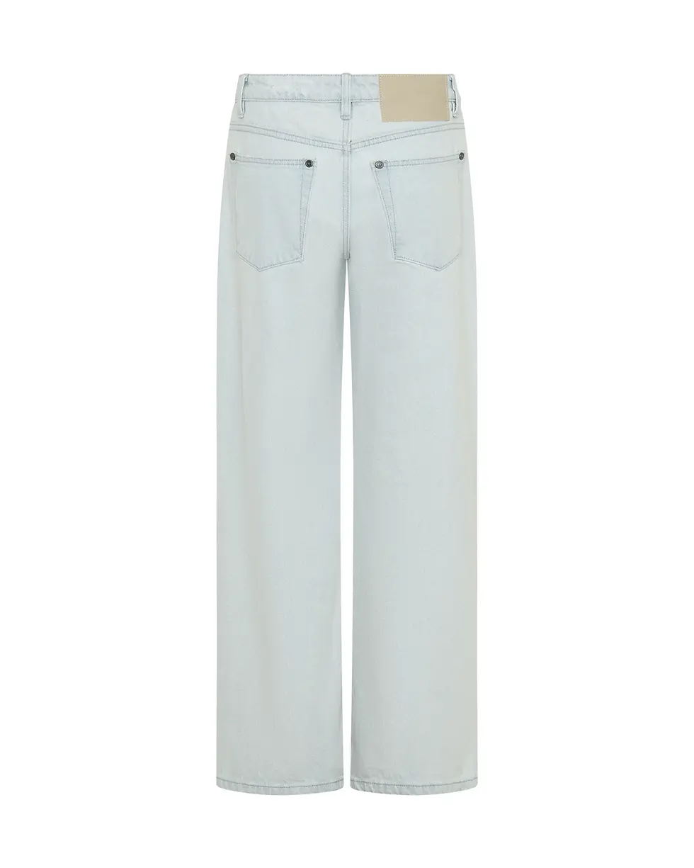Thumbnail: ONE TEASPOON LOW RIDERS WIDE LEG DENIM IN XANTHE DENIM WASH