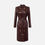 Thumbnail: ELISABETTA FRANCHI CRACKLED LEATHER-EFFECT TRENCH COAT