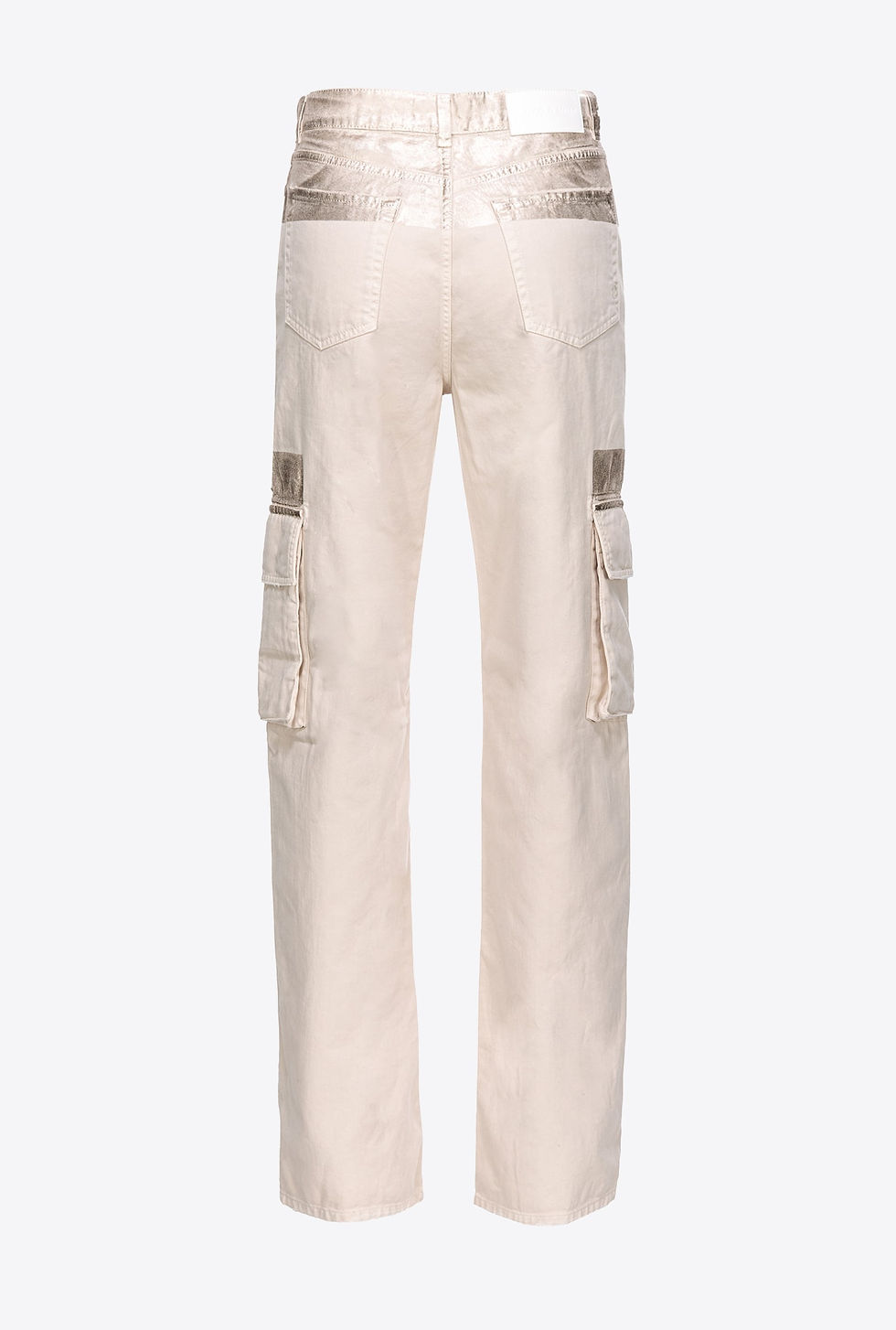 Thumbnail: PINKO METALLIC CARGO TROUSERS
