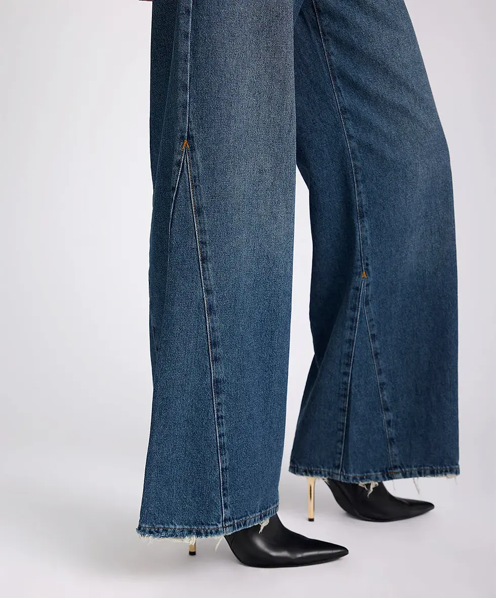 Thumbnail: ONE TEASPOON CRUISERS MID WAIST BOOTCUT FLARE DENIM JEANS