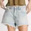 Thumbnail: ONE TEASPOON FLEETWOOD TRUCKERS MID WAIST DENIM SHORTS