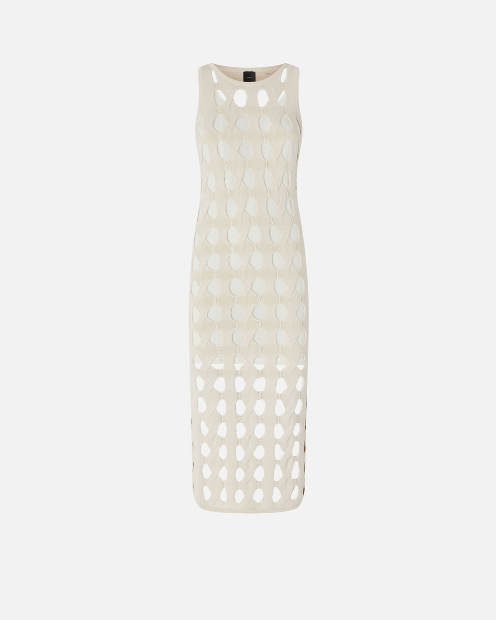 Thumbnail: PINKO KNIT OPENWORK MIDI DRESS