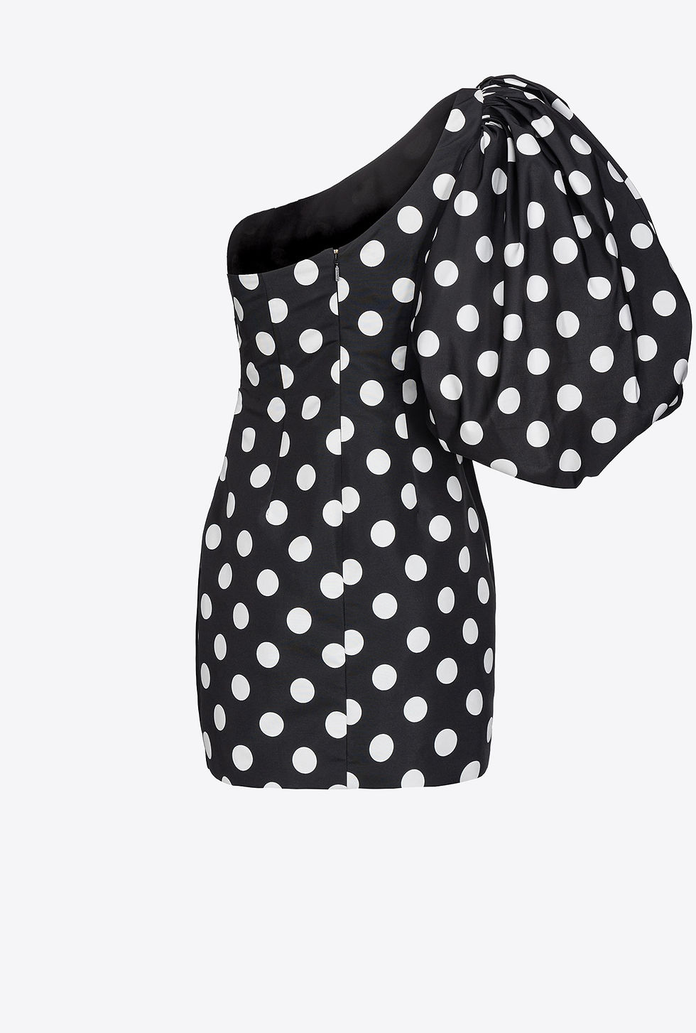 Thumbnail: PINKO ONE SHOULDER POLKA-DOT DRESS