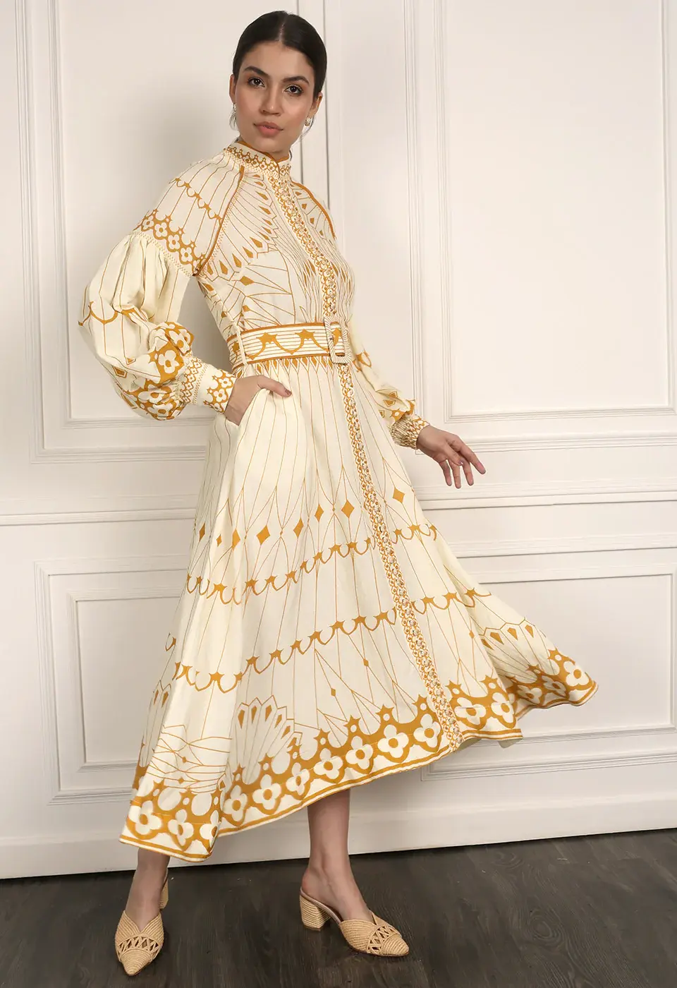 Thumbnail: SCARLETT POPPIES PERNILLA MIDI DRESS