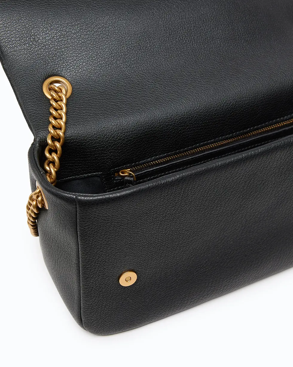 Thumbnail: PINKO LOVE BAG CLICK SOFT HORIZONTAL MEDIUM CROSSBODY BAG IN FULL-G