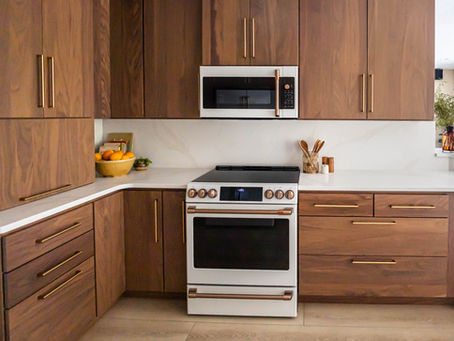Warm walnut kitchen